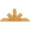 Ekena Millwork Saratoga Rough Sawn Timber Gable Bracket, Western Red Cedar, 48"W x 30"H x 2"D x 6"F, 15/12 Pitch GBW048X30X0206SAR00RWR - alternate 3